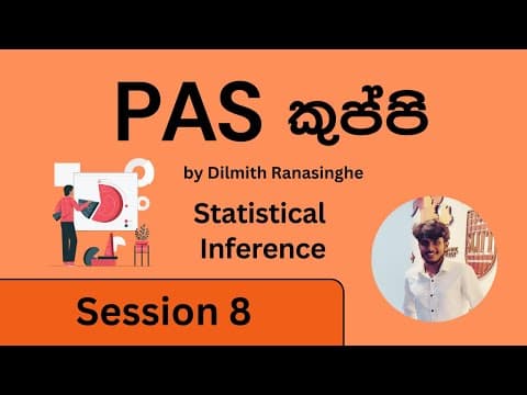 Statistical Inference (Lecture 8)